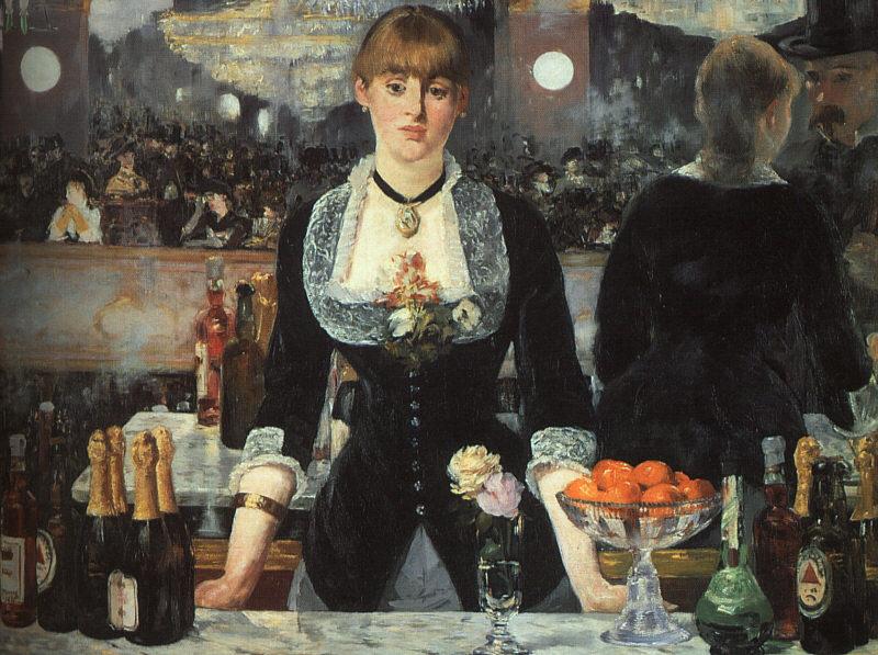 Edouard Manet The Bar at the Folies Bergere oil painting picture